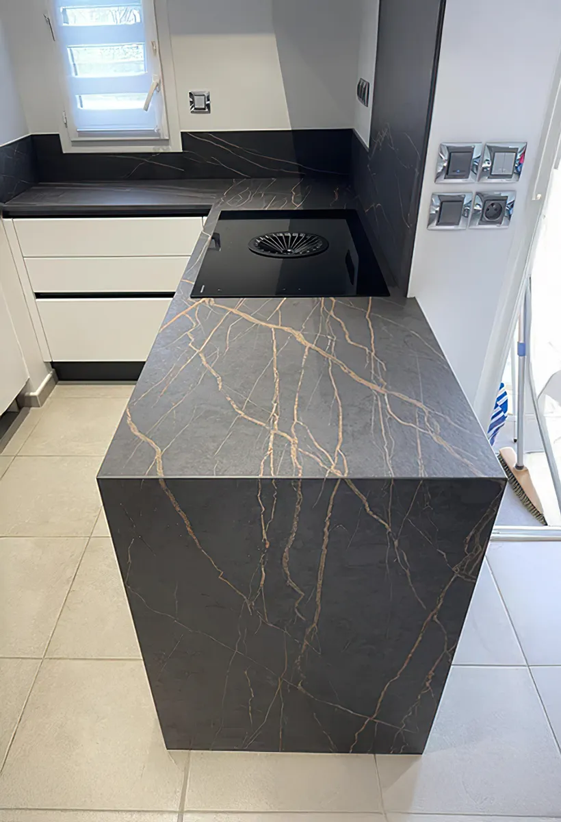 Marbrerie Daubinet Litteri Plan De Travail Marbre Marseille Plans De Travail Sur Mesure En Dekton 17
